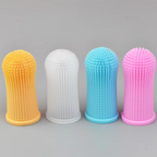 Brosse à dents doigtier pour chien et chat, silicone, lot de 5