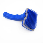 Brosse autonettoyante pour chien et chat, picots en silicone