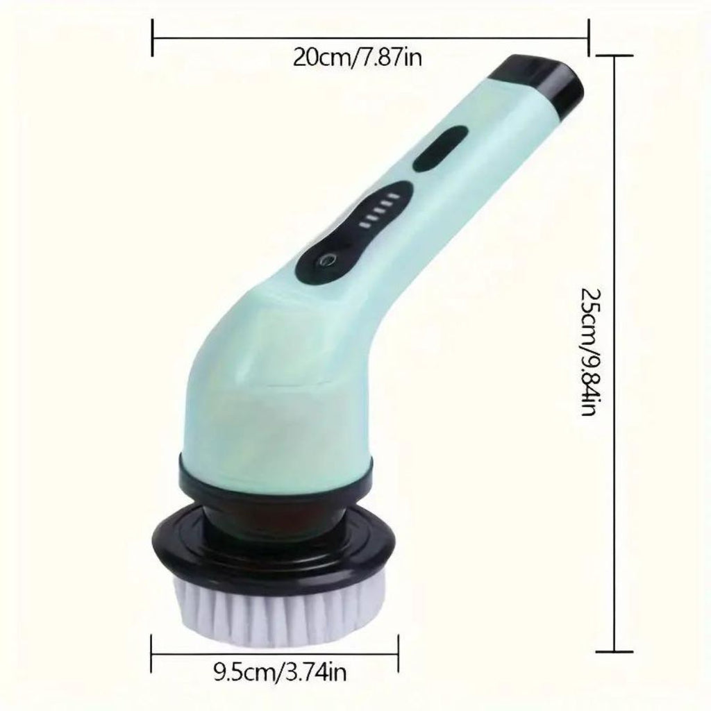 Brosse de nettoyage électrique sans fil, 9 embouts interchangeables