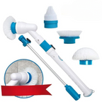 Brosse de ménage électrique rechargeable, avec trois têtes