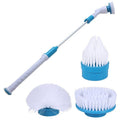 Brosse de ménage électrique rechargeable, avec trois têtes
