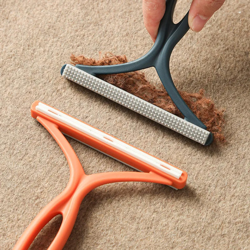 Brosse anti-poils double face pour canapé et vêtements, trois coloris
