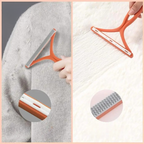 Brosse anti-poils double face pour canapé et vêtements, trois coloris