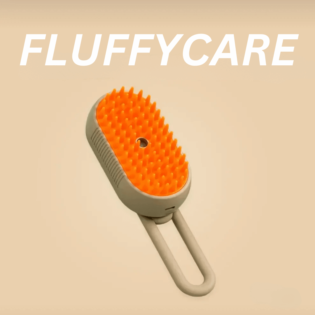 Brosse à poils souples pour chien et chat, blanc ou kaki, kaki