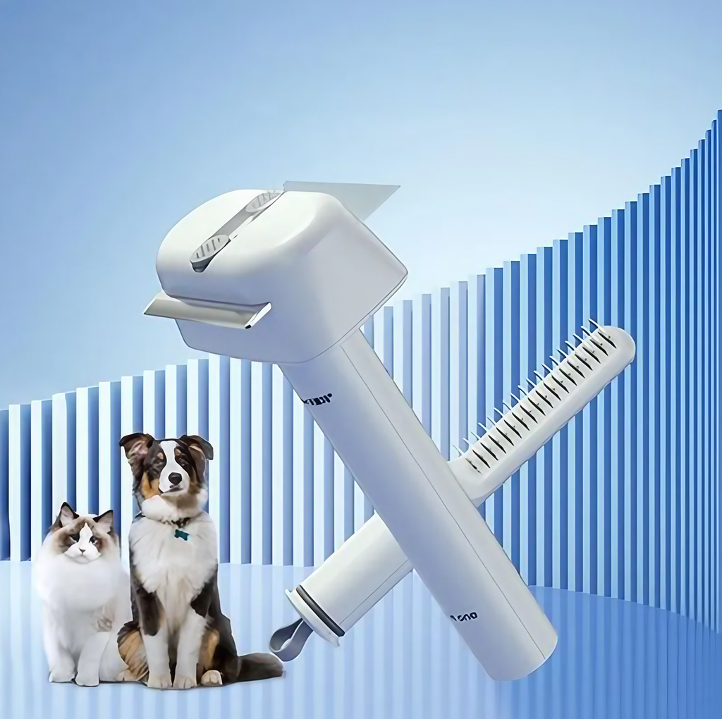 Brosse et tondeuse 2 en 1 pour le toilettage du chien et du chat