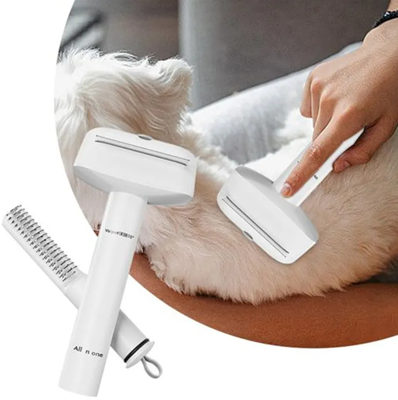Brosse et tondeuse 2 en 1 pour le toilettage du chien et du chat