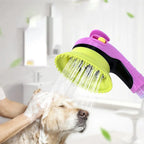 Brosse shampoing massante à picots en silicone, quatre coloris