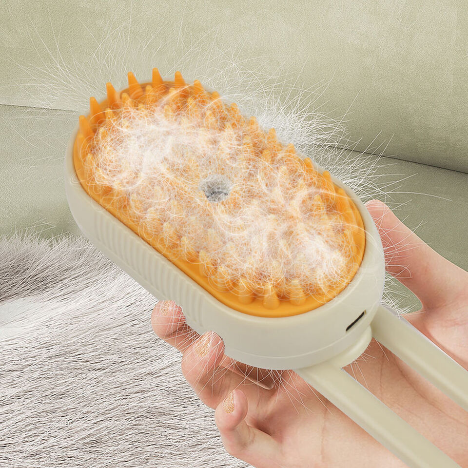 Brosse à vapeur pour chien, sans fil et rechargeable