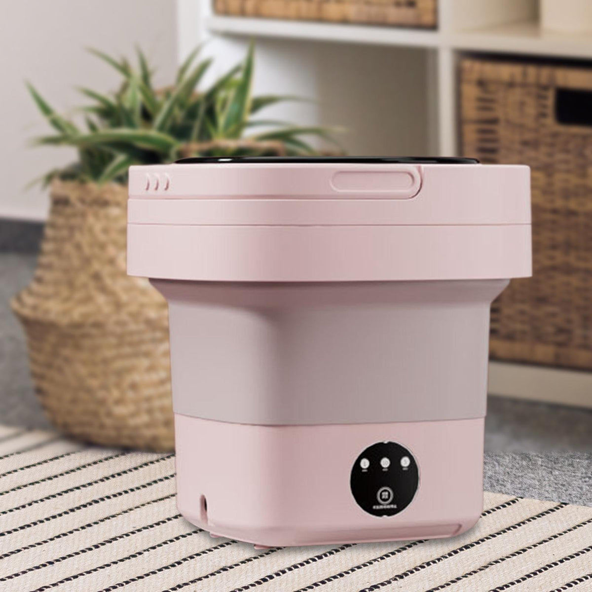 Machine à laver pliante 17 L, portable, trois coloris