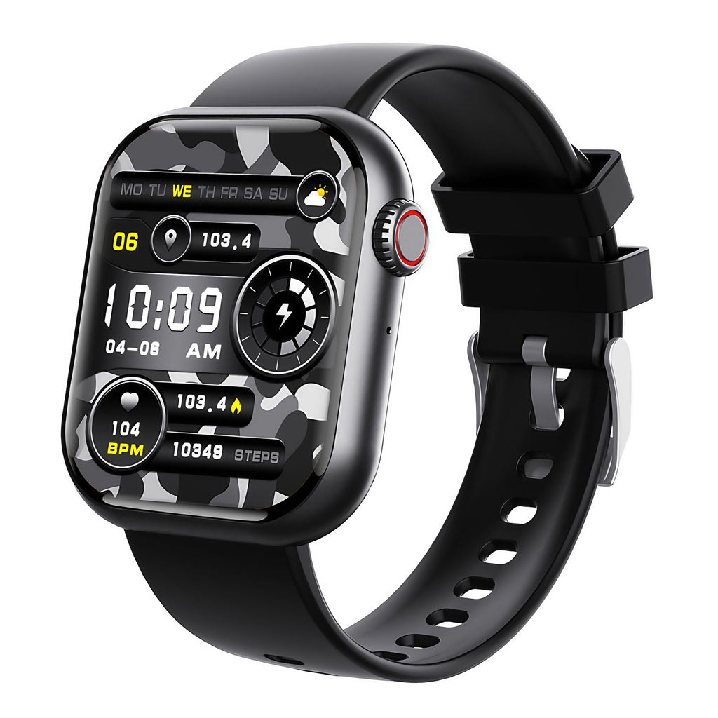 Montre connectée étanche unisexe, appels Bluetooth et modes sportifs