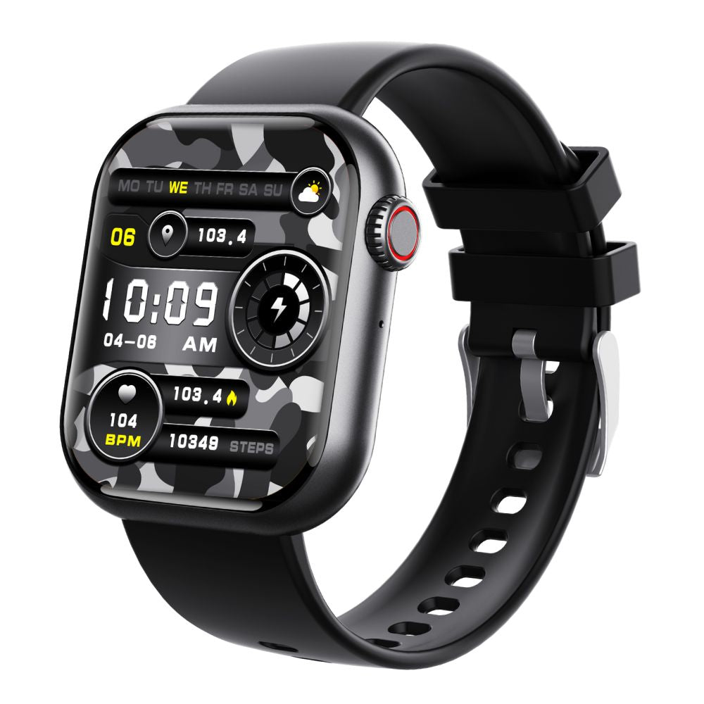 Montre connectée étanche unisexe, appels Bluetooth et modes sportifs