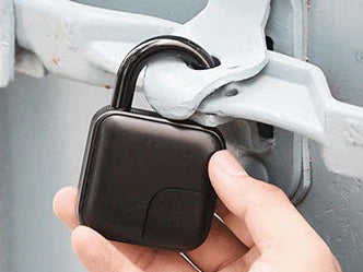Cadenas à empreinte digitale sans clé, rechargeable, IP65