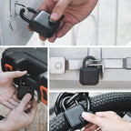 Cadenas à empreinte digitale sans clé, rechargeable, IP65