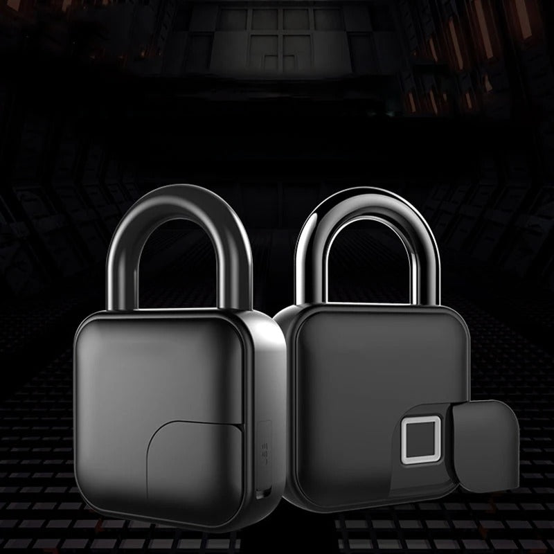 Cadenas à empreinte digitale sans clé, rechargeable, IP65