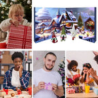 Calendrier de l'Avent gnomes de Noël en peluche, cinq gnomes