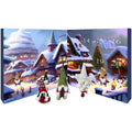 Calendrier de l'Avent en tissu à gnomes de Noël