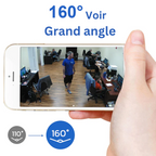 Caméra compacte Full HD 1080p, vision de nuit et wifi