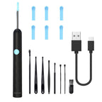 Caméra pour oreilles HD avec 6 LED, application Wi-Fi, étanche IP67, noir
