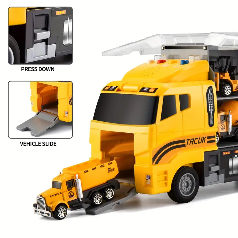 Coffret de véhicules de chantier pour enfant