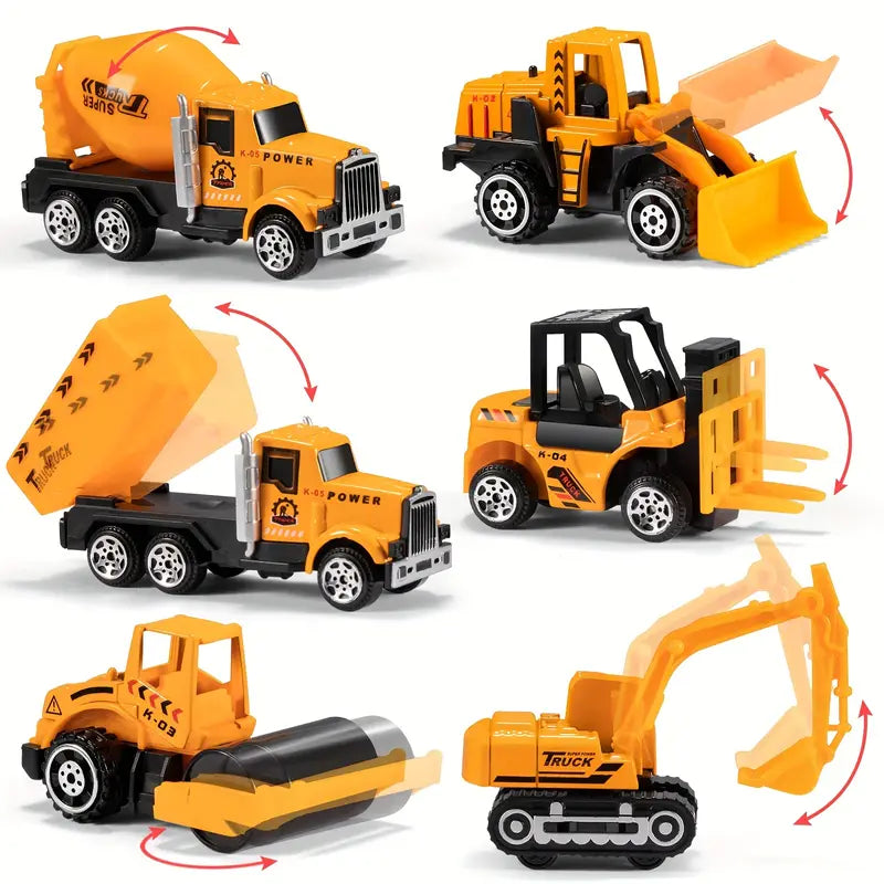 Coffret de véhicules de chantier pour enfant
