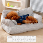 Panier rafraîchissant pour chien à housse lavable, quatre tailles
