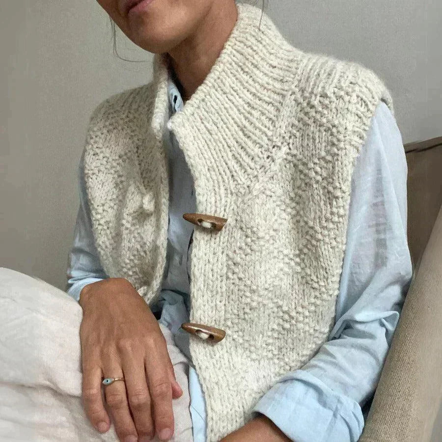 Cardigan femme boutonné beige, du S au 2XL