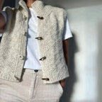 Cardigan femme boutonné beige, du S au 2XL