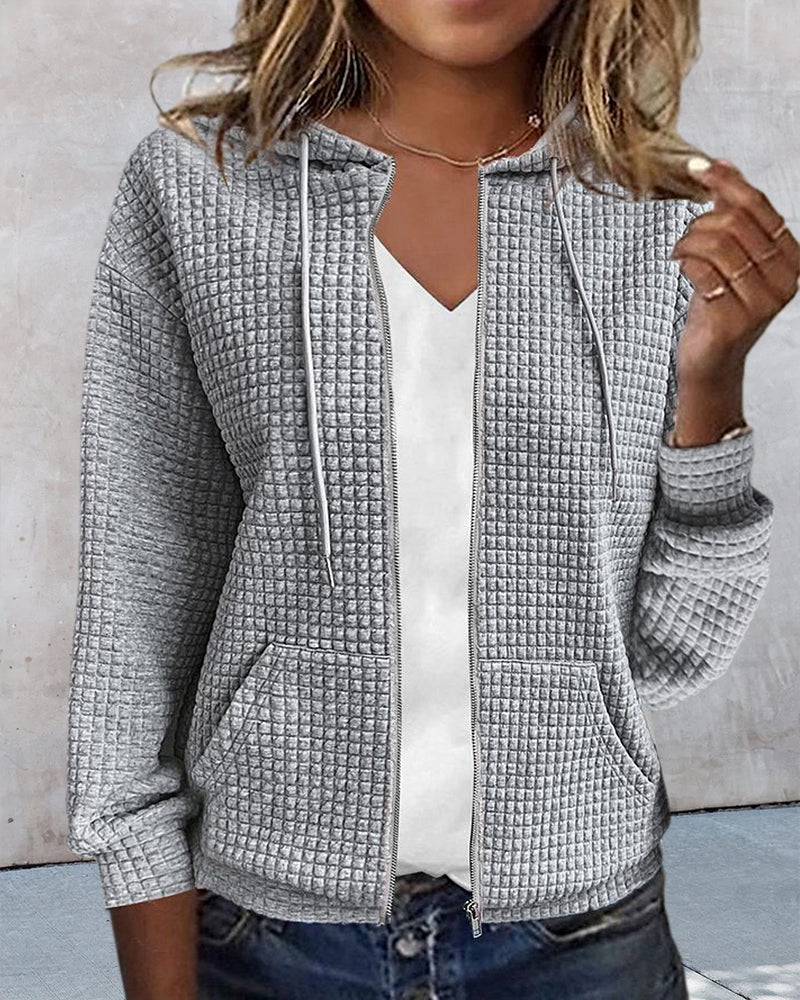 Cardigan femme à poches, coupe décontractée, du S au 3XL