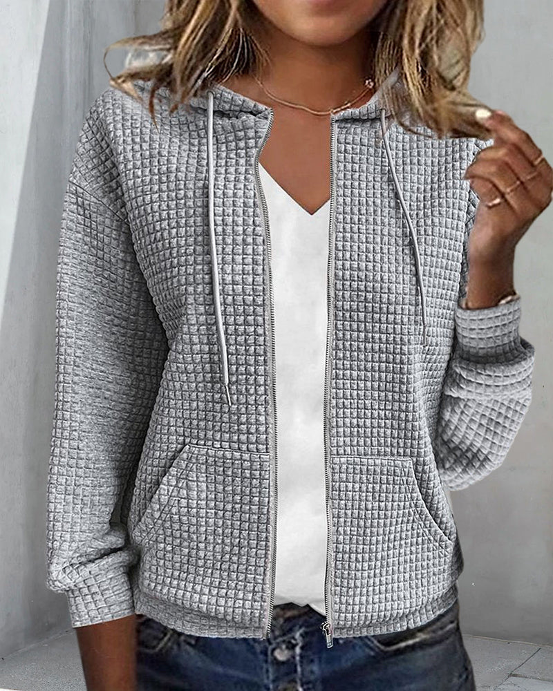 Cardigan femme à poches, coupe décontractée, du S au 3XL
