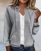 Cardigan femme à poches, coupe décontractée, du S au 3XL