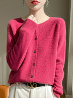 Cardigan femme en maille fine, dix coloris, du S au 2XL