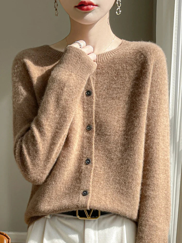 Cardigan femme en maille fine, dix coloris, du S au 2XL