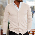 Cardigan homme à coupe moderne, cinq coloris, du S au 4XL