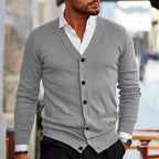 Cardigan homme à coupe moderne, cinq coloris, du S au 4XL