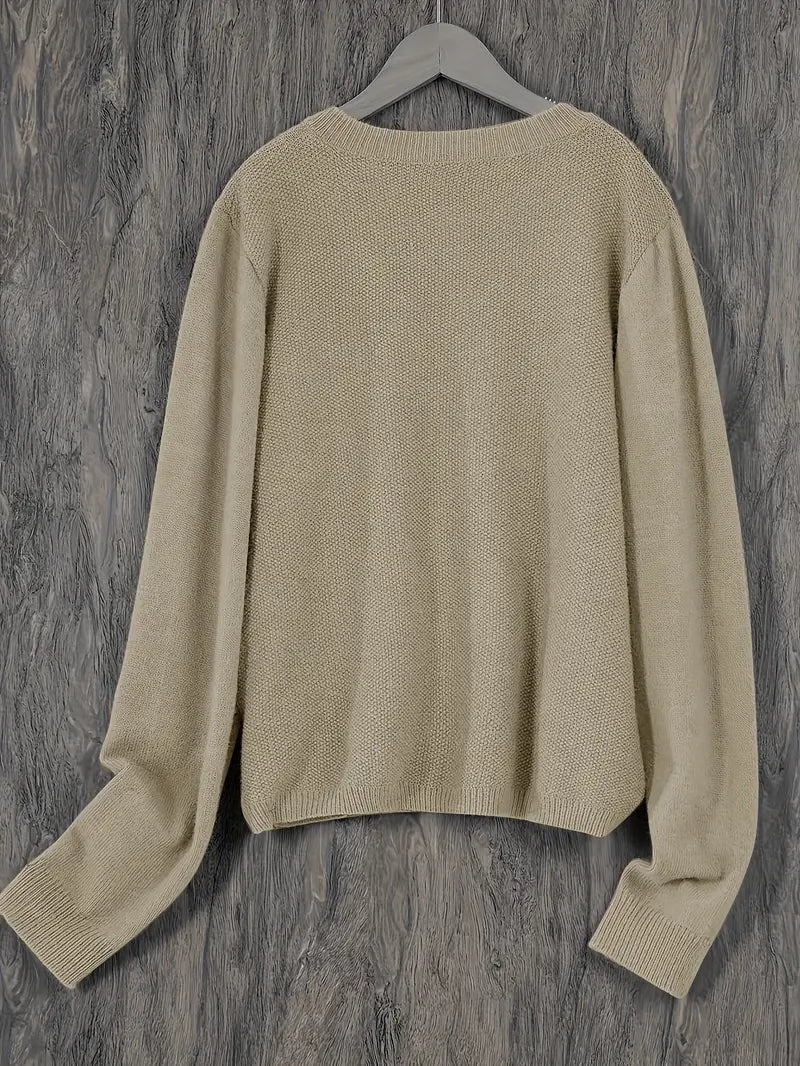 Cardigan oversize femme à poches, neuf coloris, du S au 2XL