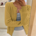 Cardigan femme coupe ample, neuf coloris, du XS au 3XL, jaune
