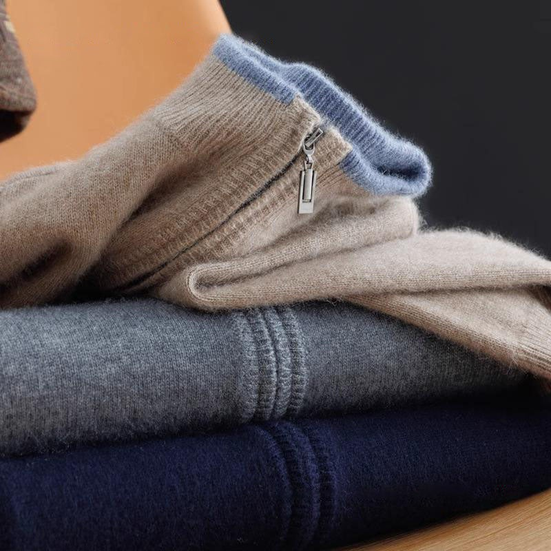 Cardigan homme à zip intégral, coupe régulière, du S au 3XL