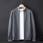 Cardigan homme à zip intégral, coupe régulière, du S au 3XL