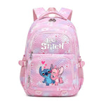 Cartable enfant en polyester 44 x 34 x 17 cm, bretelles rembourrées, rose