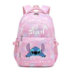 Cartable enfant en polyester 44 x 34 x 17 cm, bretelles rembourrées, rose