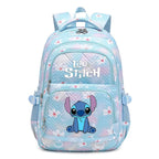 Cartable enfant en polyester 44 x 34 x 17 cm, bretelles rembourrées, bleu