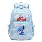 Cartable enfant en polyester 44 x 34 x 17 cm, bretelles rembourrées, bleu