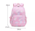 Cartable enfant en polyester 44 x 34 x 17 cm, bretelles rembourrées