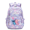 Cartable enfant en polyester 44 x 34 x 17 cm, bretelles rembourrées, violet