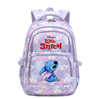 Cartable enfant en polyester 44 x 34 x 17 cm, bretelles rembourrées, violet
