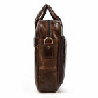 Cartable homme en cuir pour ordinateur 15,6 pouces, trois coloris