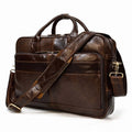 Cartable homme en cuir pour ordinateur 15,6 pouces, trois coloris, café