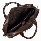 Cartable homme en cuir pour ordinateur 15,6 pouces, trois coloris