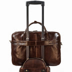 Cartable homme en cuir pour ordinateur 15,6 pouces, trois coloris