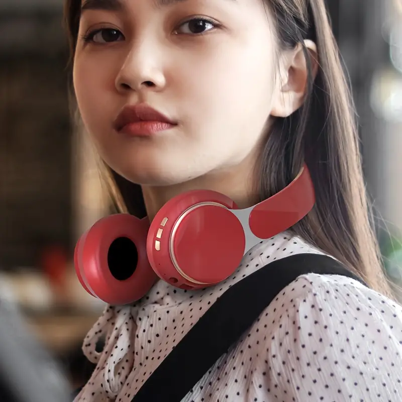 Casque audio sans fil Bluetooth, arceau réglable